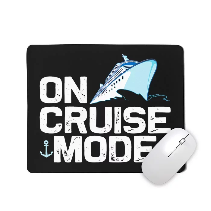 Cool Cruise Art For Cruise Ship Cruising Lovers Mousepad