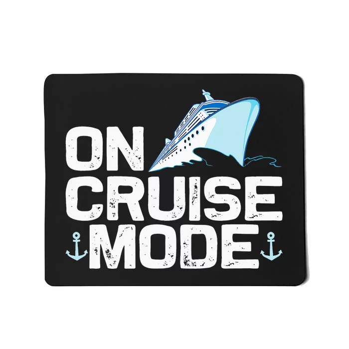 Cool Cruise Art For Cruise Ship Cruising Lovers Mousepad