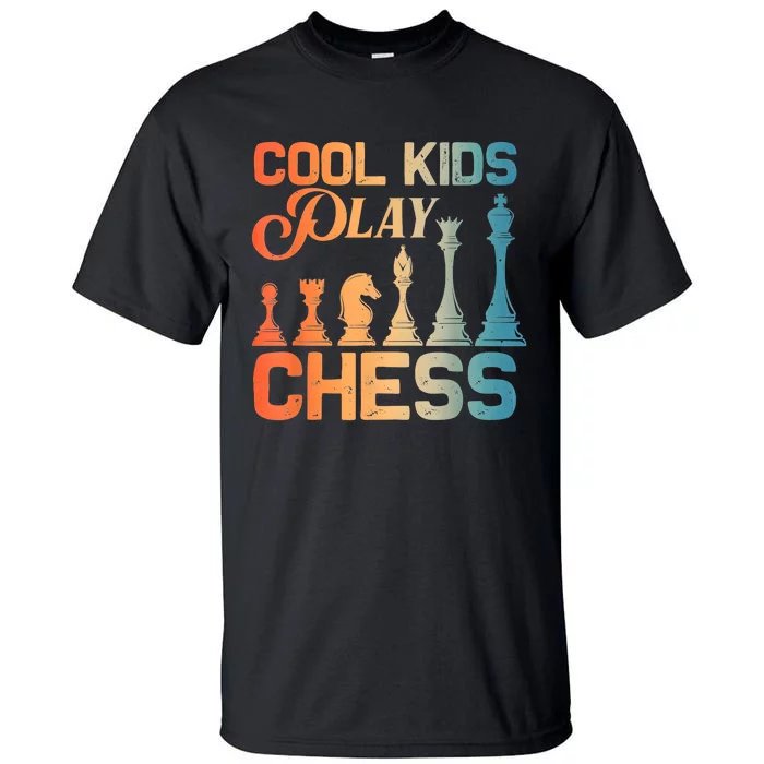 Cool Chess Art Chess Lover Chess Player Tall T-Shirt