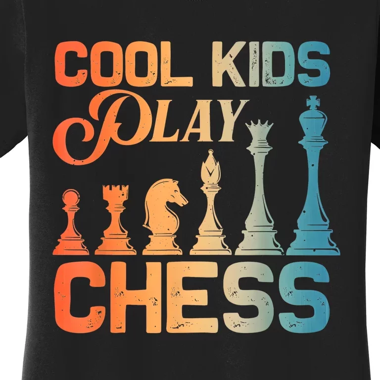 Cool Chess Art Chess Lover Chess Player Women's T-Shirt