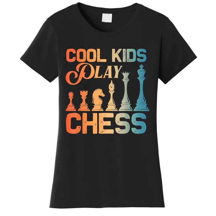 Cool Chess Art Chess Lover Chess Player Women's T-Shirt