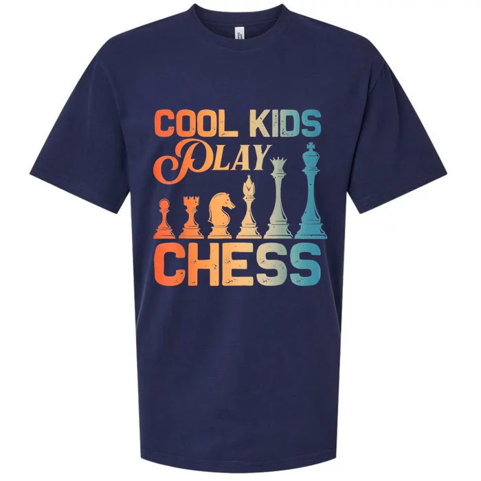 Cool Chess Art Chess Lover Chess Player Sueded Cloud Jersey T-Shirt