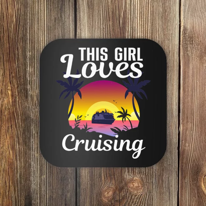 Cool Cruising Art For Cruise Ship Travel Lover Coaster