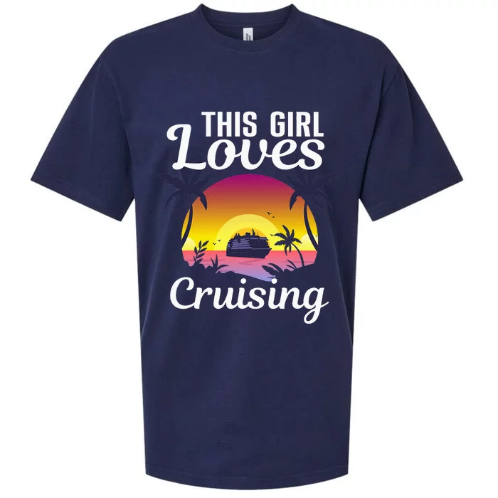 Cool Cruising Art For Cruise Ship Travel Lover Sueded Cloud Jersey T-Shirt