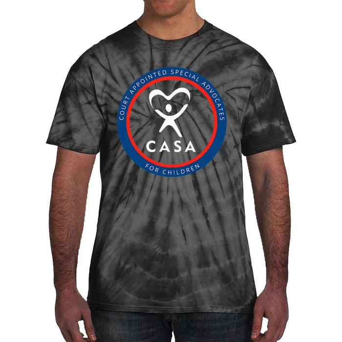 Casa Court Appointed Special Advocates For Children Logo Tie-Dye T-Shirt