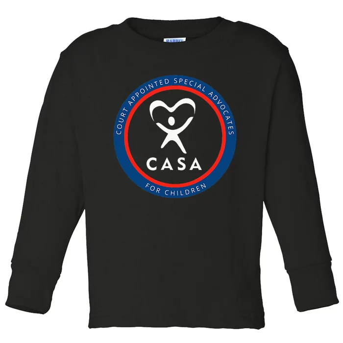 Casa Court Appointed Special Advocates For Children Logo Toddler Long Sleeve Shirt