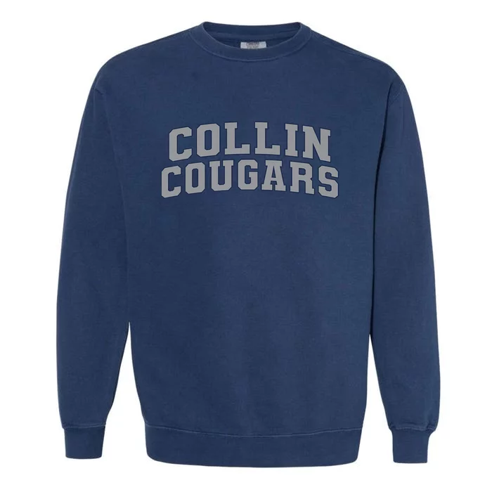 Collin College Arch02 Garment-Dyed Sweatshirt