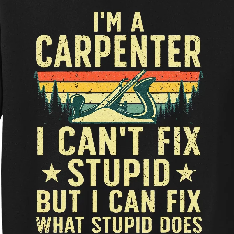 Cool Carpenter Art For Wo Carpentry Tool Woodworker Sweatshirt