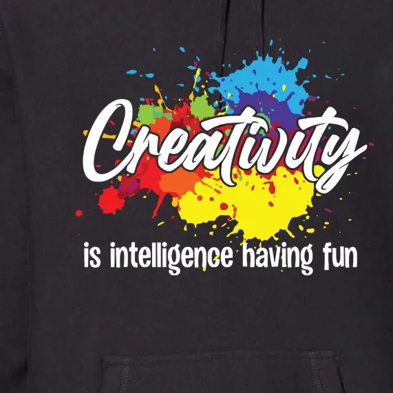 Cute Creativity Art For Women Creative Drawing Teacher Premium Hoodie