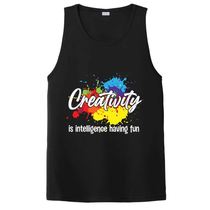 Cute Creativity Art For Women Creative Drawing Teacher Performance Tank