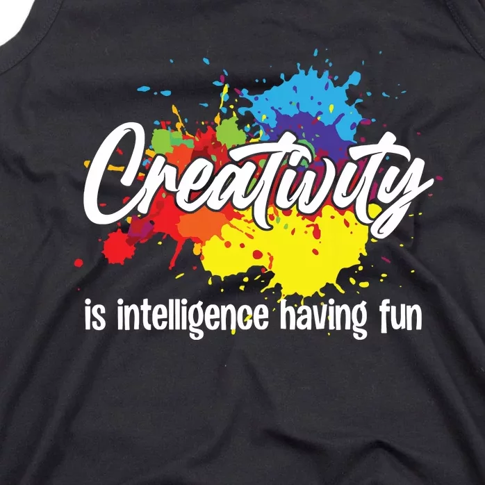 Cute Creativity Art For Women Creative Drawing Teacher Tank Top