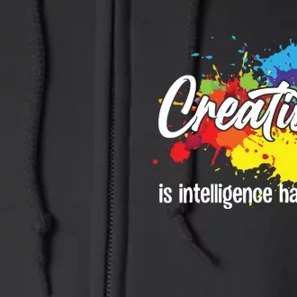 Cute Creativity Art For Women Creative Drawing Teacher Full Zip Hoodie