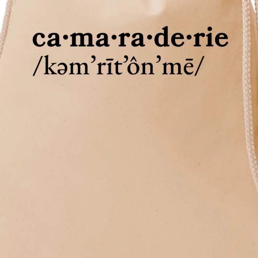 Camaraderie Drawstring Bag