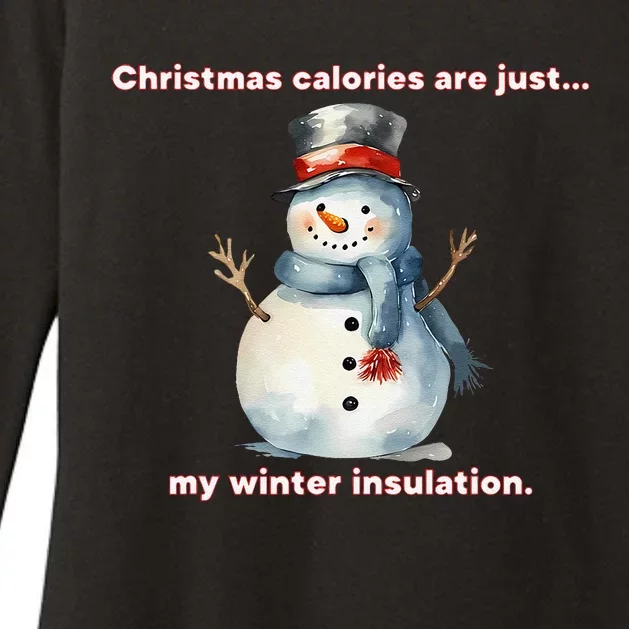 Christmas Calories Are Just My Winter Christmas Design Womens CVC Long Sleeve Shirt