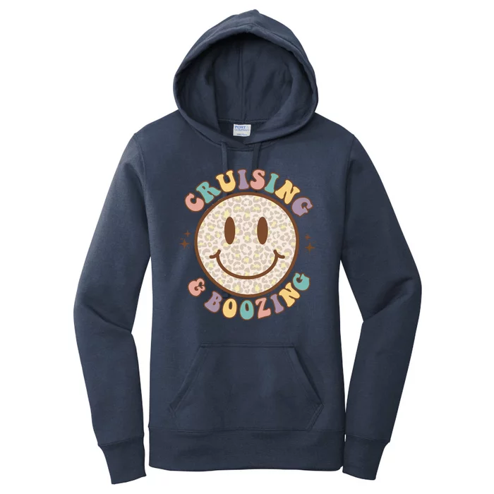 Cool Cruising And Boozing With Smiley Women's Pullover Hoodie