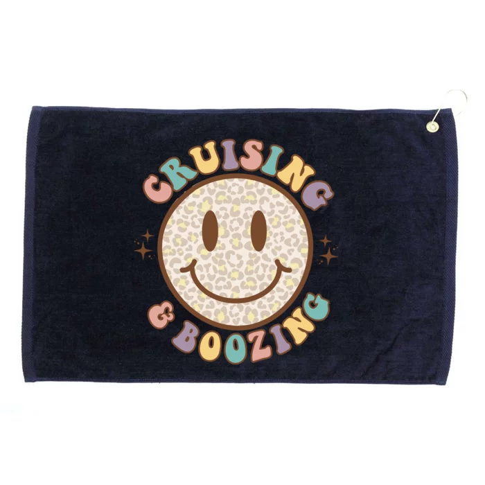 Cool Cruising And Boozing With Smiley Grommeted Golf Towel