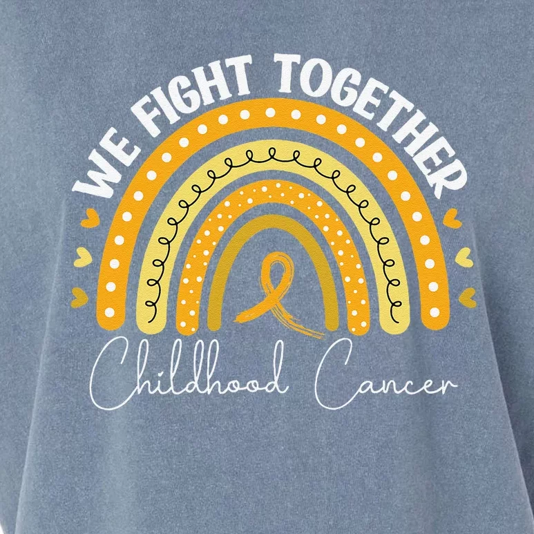 Childhood Cancer Awareness Gold Ribbon Gift Garment-Dyed Women's Muscle Tee