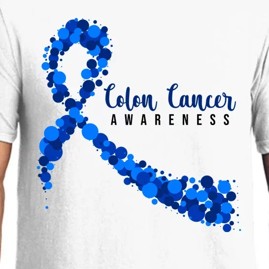 Colon Cancer Awareness Ribbon Pajama Set