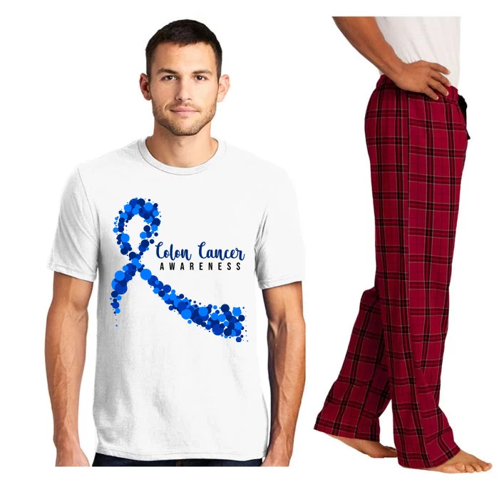 Colon Cancer Awareness Ribbon Pajama Set