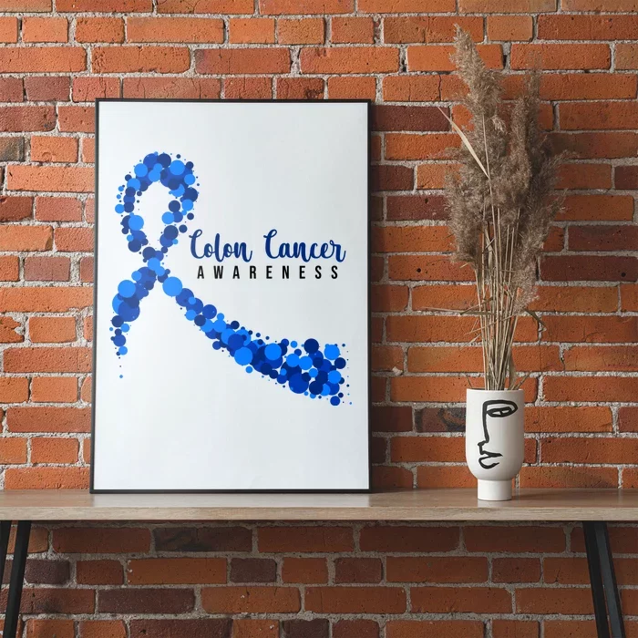 Colon Cancer Awareness Ribbon Poster