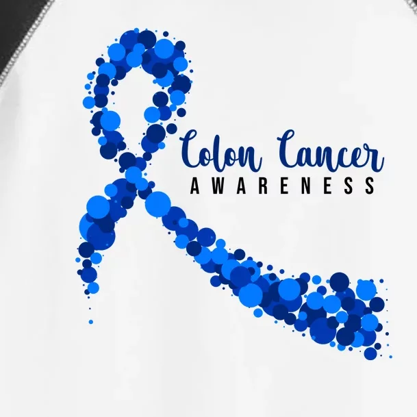 Colon Cancer Awareness Ribbon Toddler Fine Jersey T-Shirt