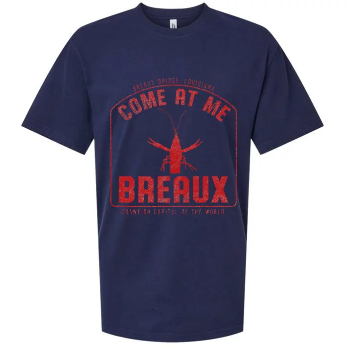 Crawfish Come At Me Breaux Bridge Louisiana Funny Festival Sueded Cloud Jersey T-Shirt