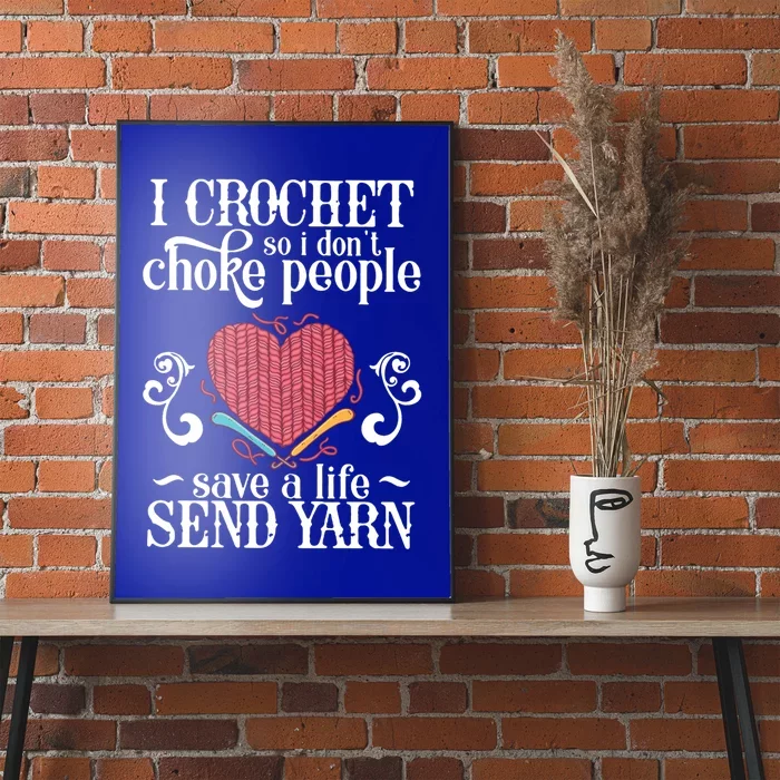 Crocheting Crocheting And Sewing Lover Gift Poster