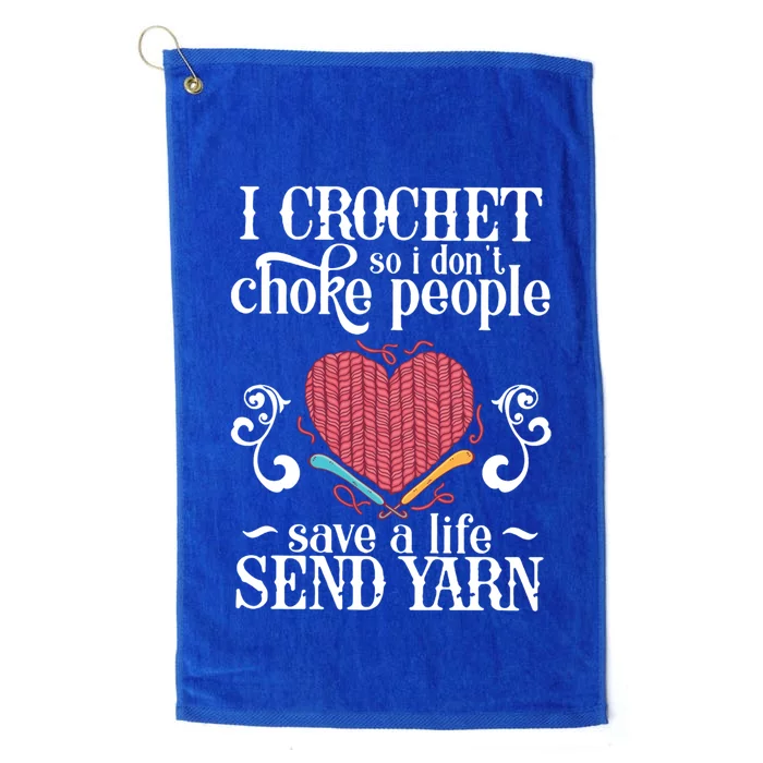 Crocheting Crocheting And Sewing Lover Gift Platinum Collection Golf Towel