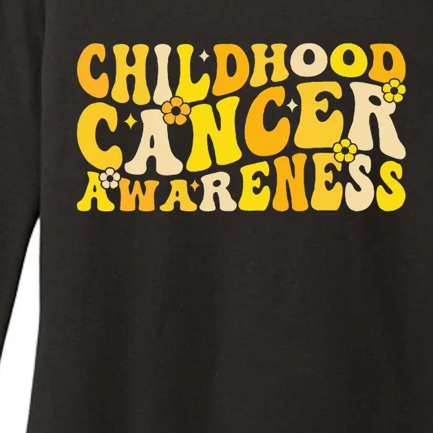 Childhood Cancer Awareness Rainbow Awareness Womens CVC Long Sleeve Shirt