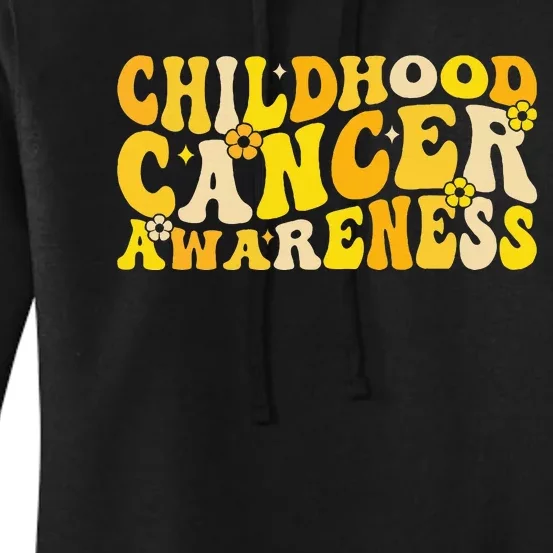 Childhood Cancer Awareness Rainbow Awareness Women's Pullover Hoodie