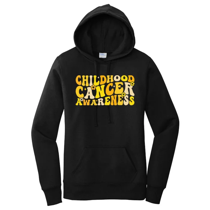 Childhood Cancer Awareness Rainbow Awareness Women's Pullover Hoodie