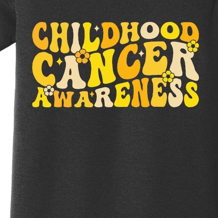 Childhood Cancer Awareness Rainbow Awareness Baby Bodysuit