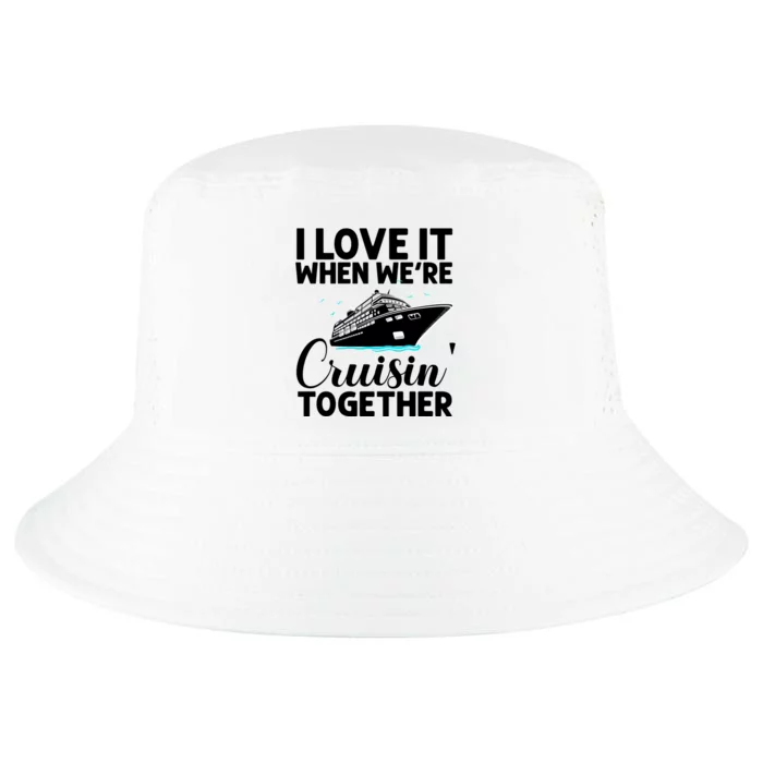 Cool Cruise Art Cruise Ship Couple Family Vacation Gift Cool Comfort Performance Bucket Hat