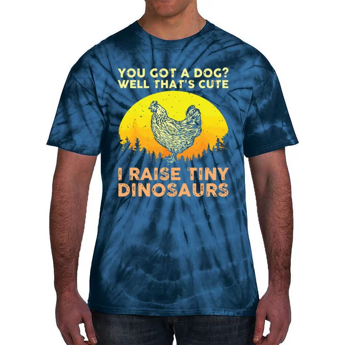 Cool Chicken Art For Men Women Poultry Chicken Farmer Tie-Dye T-Shirt