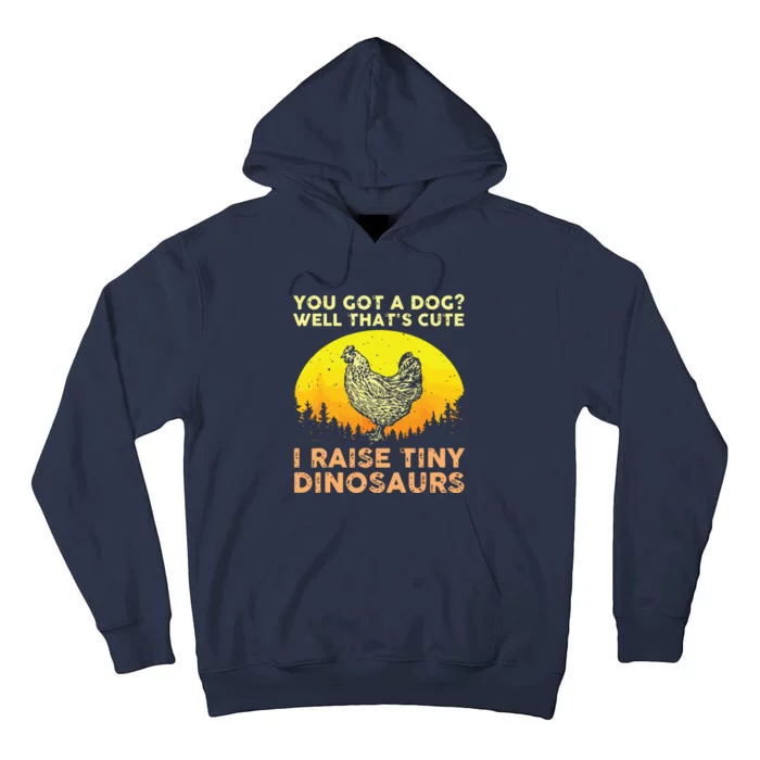 Cool Chicken Art For Men Women Poultry Chicken Farmer Tall Hoodie