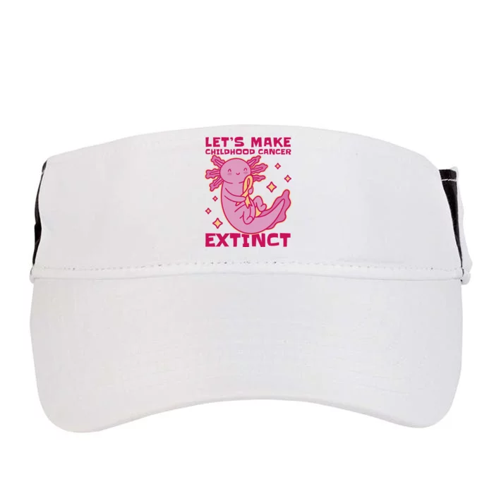 Childhood Cancer Awareness Axolotl Adult Drive Performance Visor