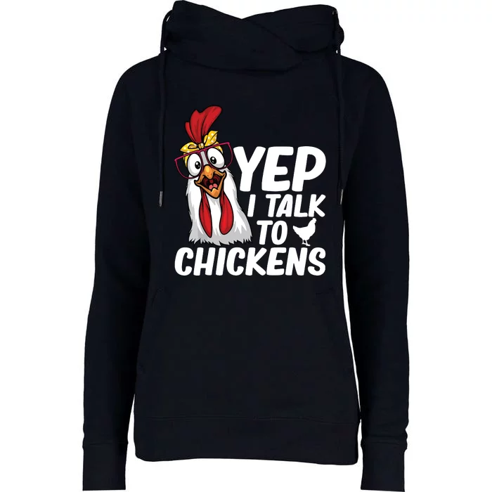 Cute Chicken Art For Men Women Chicken Farmer Lovers Womens Funnel Neck Pullover Hood