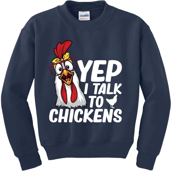 Cute Chicken Art For Men Women Chicken Farmer Lovers Kids Sweatshirt