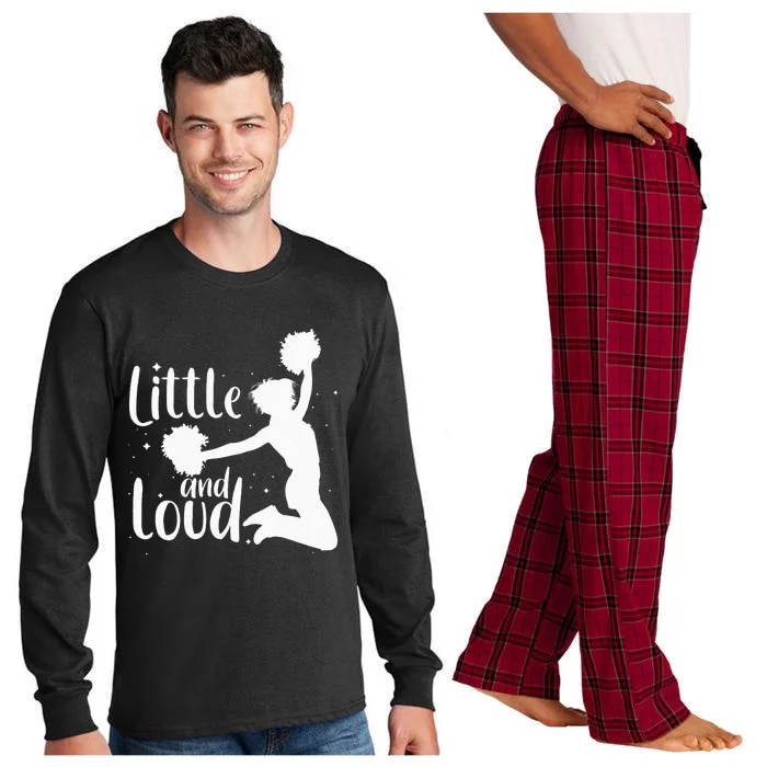 Cute Cheerleader Art For Cheering Cheerleading Long Sleeve Pajama Set