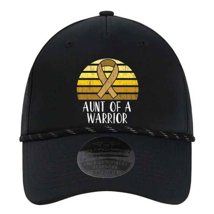 Childhood Cancer Awareness Aunt Of A Warrior Gift Performance The Dyno Cap