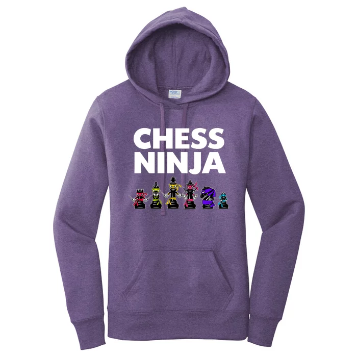 Cool Chess Art For Boy Chess Player Chess Lovers Women's Pullover Hoodie