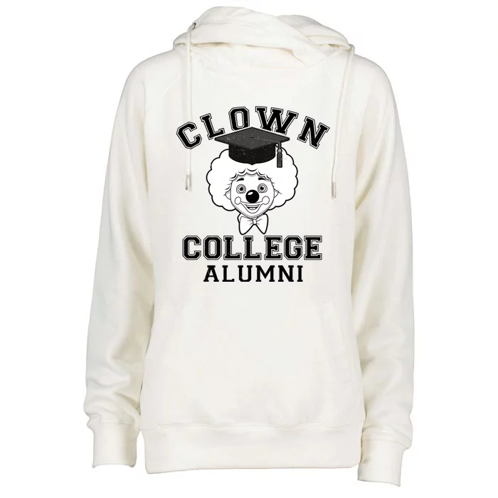 Clown College Alumni Womens Funnel Neck Pullover Hood