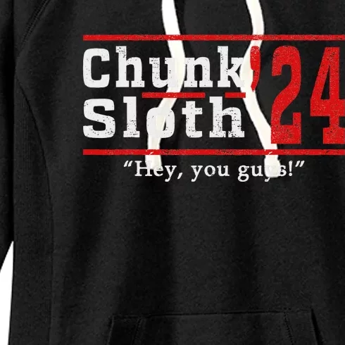 Chunk Classic Arts Funny Movie Awesome Apparel Sloth 24 Women's Fleece Hoodie