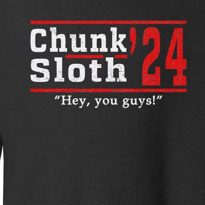 Chunk Classic Arts Funny Movie Awesome Apparel Sloth 24 Toddler Sweatshirt