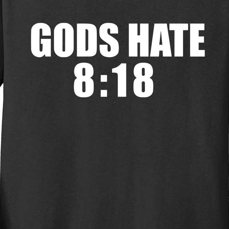 Closed Casket Activities GodS Hate 8 18 Kids Long Sleeve Shirt