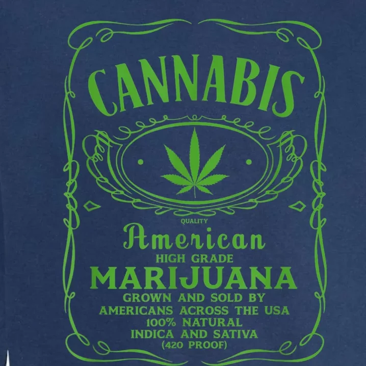 Cannabis Garment-Dyed Sweatshirt