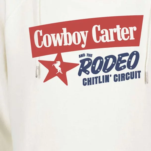 Cowboy Carter And The Rodeo Chitlin Circuit Funny Womens Funnel Neck Pullover Hood