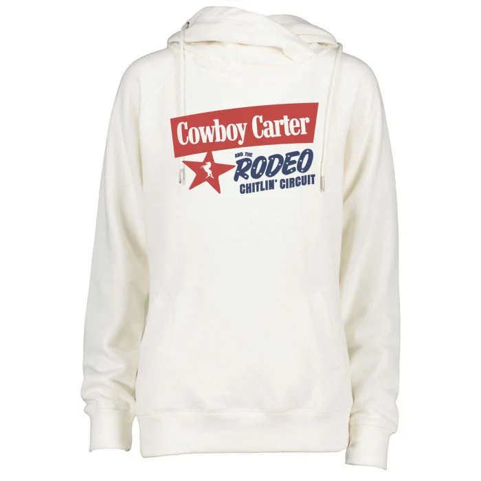 Cowboy Carter And The Rodeo Chitlin Circuit Funny Womens Funnel Neck Pullover Hood