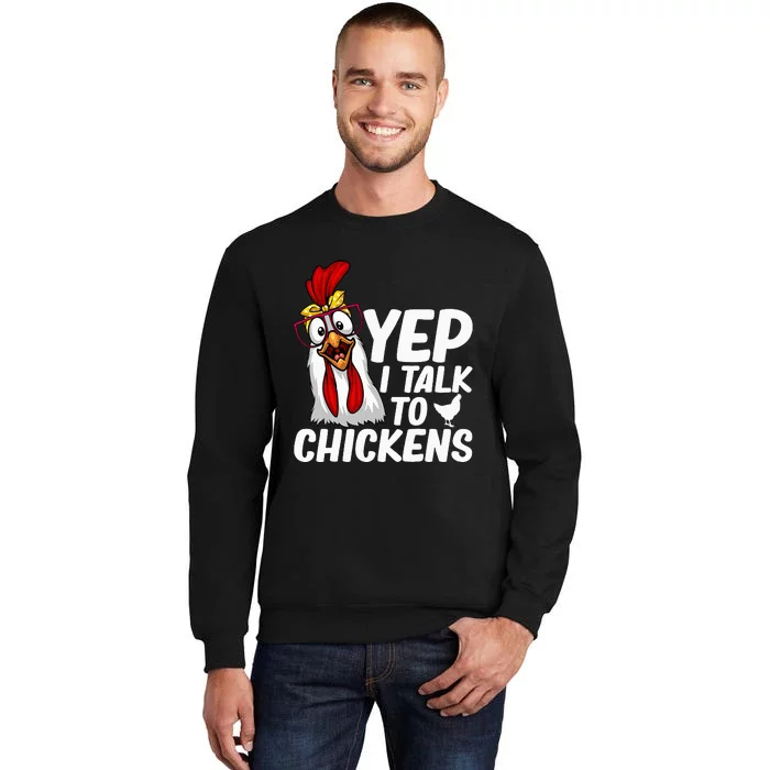 Cute Chicken Art Chicken Farmer Lovers Tall Sweatshirt