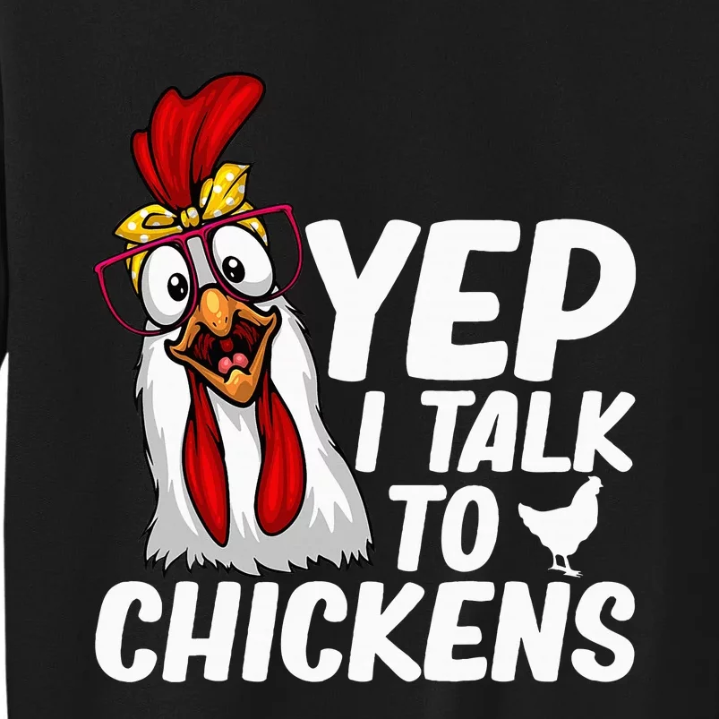 Cute Chicken Art Chicken Farmer Lovers Tall Sweatshirt